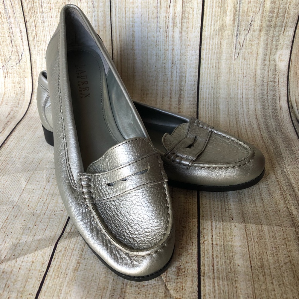 LAUREN Ralph Lauren Galia Leather Loafers JK027 - Picture 2 of 8